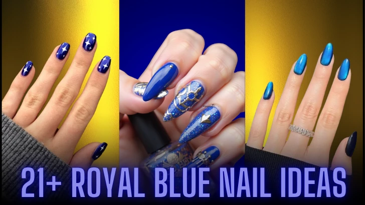 Royal Blue nail Ideas