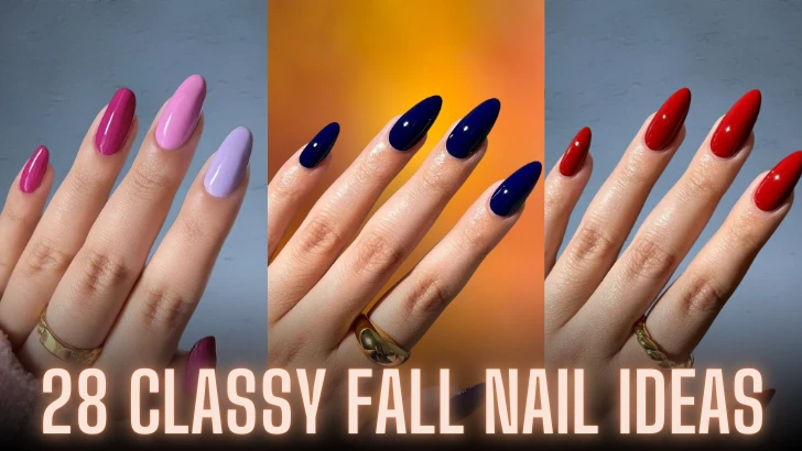 Classy Fall nails