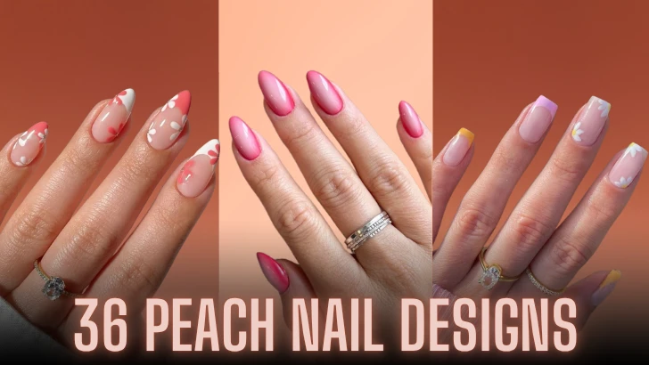 Peach Nails