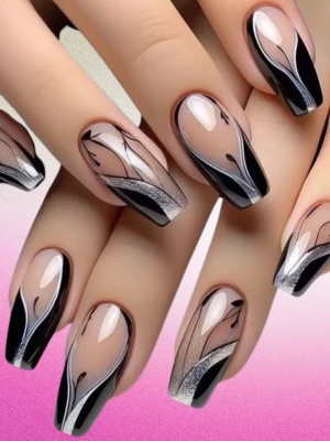 Black French Tips