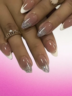 Glitter-Edged French