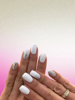 Mocha White & Glitter