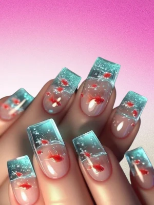 Sugar Plum Jelly Nails