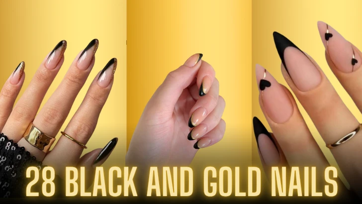 28 Black and Gold Nails That Are Pure Glam Goals