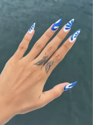 Blue & White