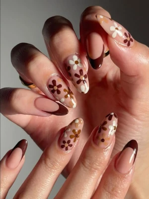 Brown Nails