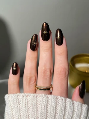 Brown Nails