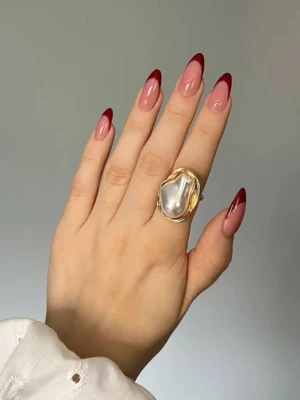 Burgundy Tips