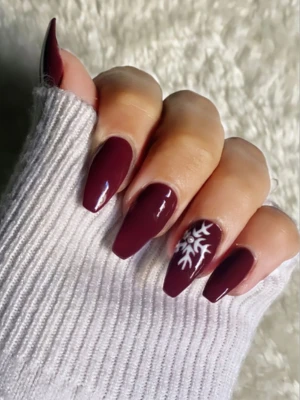 Burgundy & White