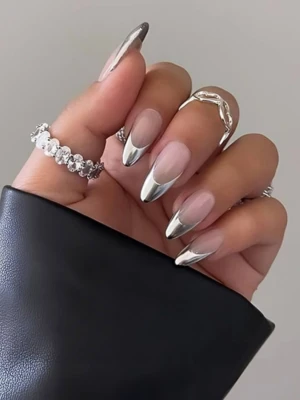 Chrome French Tips
