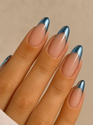 Chrome French Tips