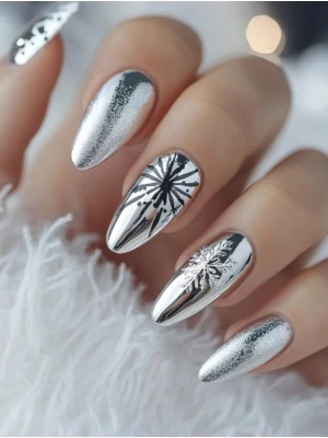 Chrome Snowflakes