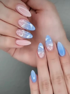 Dreamy Cloud Nails