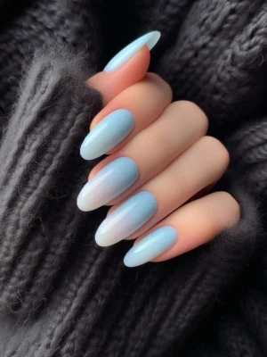 Frosted Blue Ombre