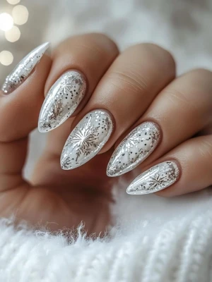 Glittery Chrome Ombré