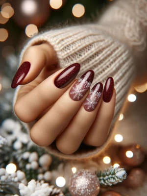 Glossy Burgundy