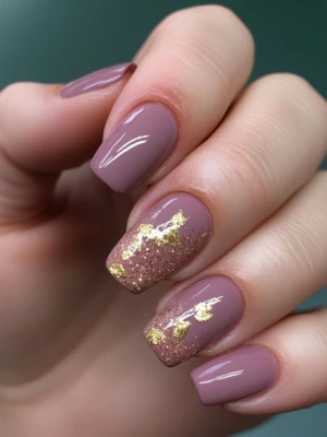 Mauve & Gold