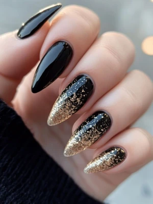 Midnight Glitter Ombre