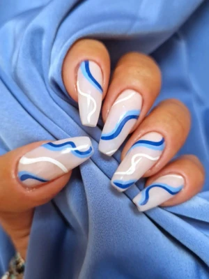 Minimalist Blue Lines
