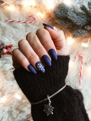 Navy & Snowflakes