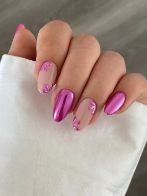 Pink Chrome Tips