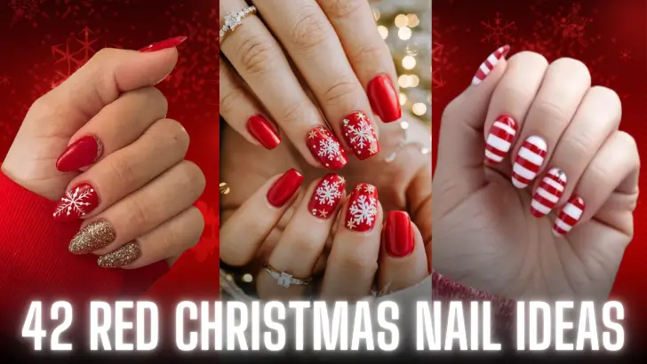 Red Christmas Nails Ideas