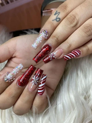 Rhinestone Nails