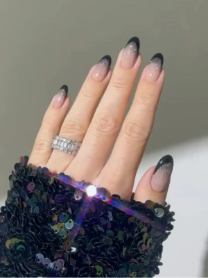 Shimmery French Tips