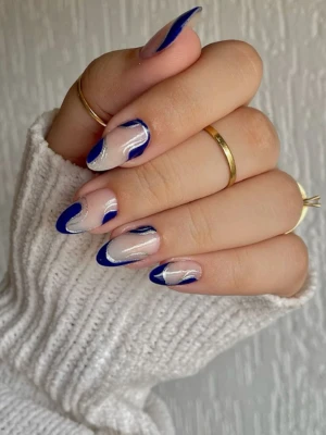 Side French Nails
