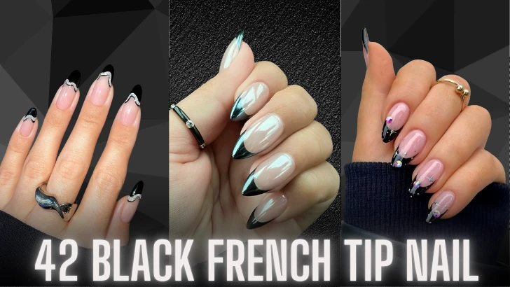 42 Black French Tip Nail Ideas That Are Pure Chic Energy