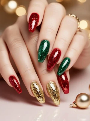 Sparkly Burgundy
