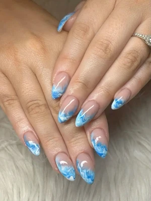 Watercolor Blue Effect