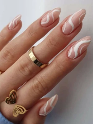 White Swirls