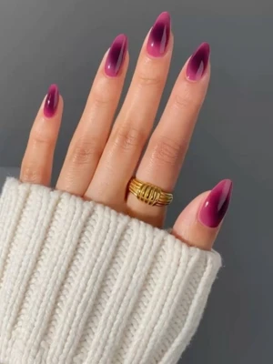 Berry Aura Nails