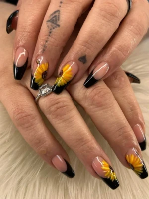 Black French Tips