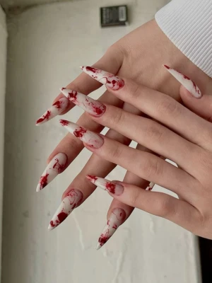 Blood Bath Nails