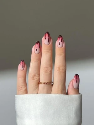 Blood Drip Nails