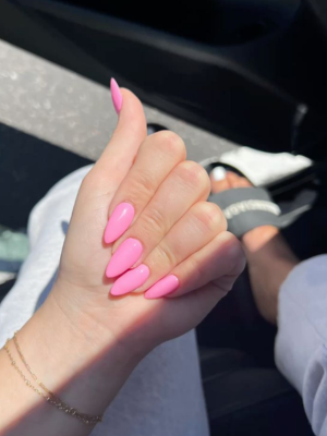 Bubblegum Pink Nails