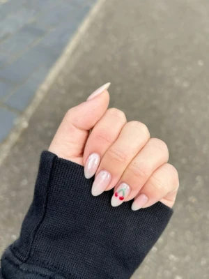 Cherry Accents Nail