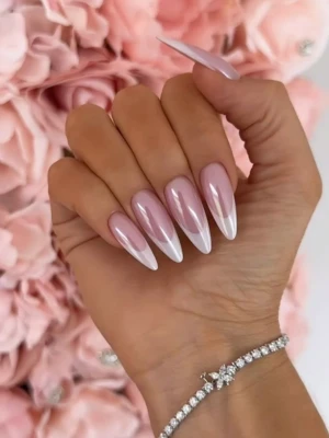 Chrome French Nail