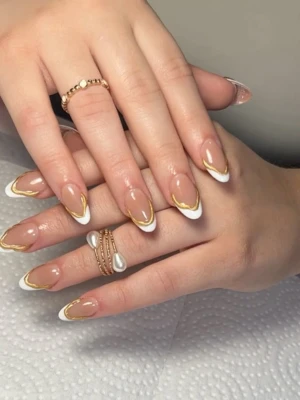 Chrome on Chrome Nails