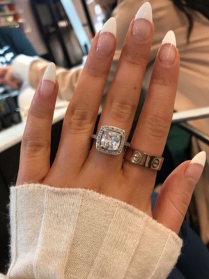 Creamy White French Tips
