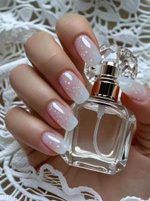 Cuticle Glitter Nail