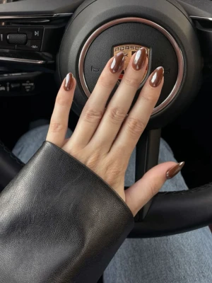 Dark Brown Nail