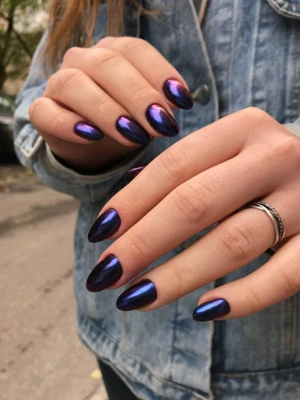 Dark Purple Nail