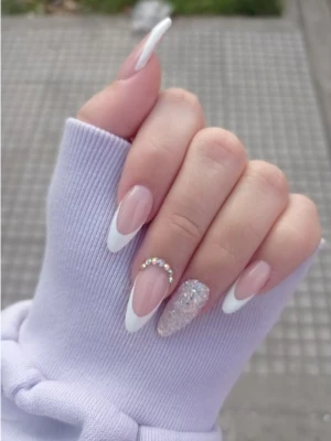 Diamond French Nails