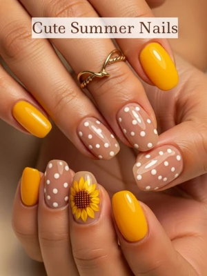 Flowers & Polka Dots
