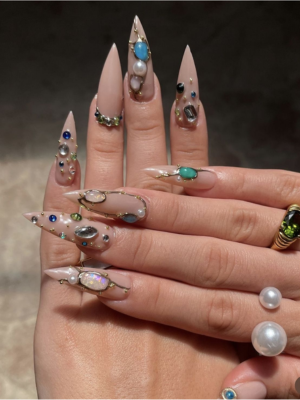 Gemstone Nails