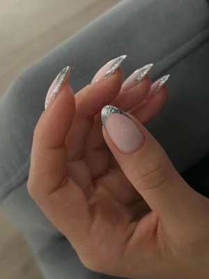Glitter Edge Nails