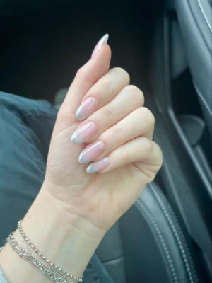 Glitter French Nail